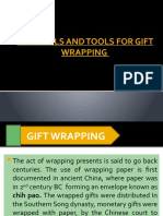 Materials and Tools For Gift Wrapping