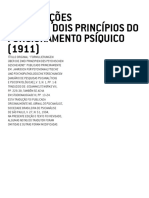 AULA 1 - FREUD, S. Formulação Sobre Os Dois Princípios Do Funcionamento Psíquico