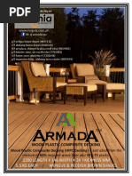 Armada Wood Plastic Composite Decking, Wall Cladding, Ceiling Panel & Tubes