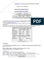 Préfixes Suffixes