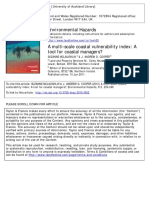 Environmental Hazards: To Cite This Article: SUZANNE MCLAUGHLIN & J. ANDREW G. COOPER (2010) A Multi-Scale Coastal