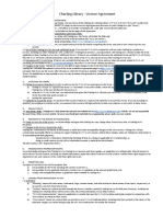 Technical Analysis Charts License Agreement