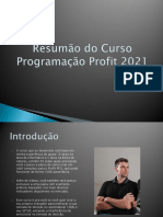 Mini Ebook - Curso Programação Profit 2021