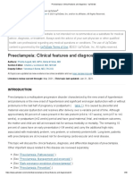 Preeclampsia - Clinical Features and Diagnosis - UpToDate