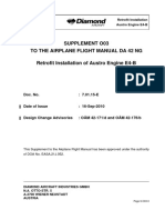 Supplement O03 To The Airplane Flight Manual Da 42 NG Retrofit Installation of Austro Engine E4-B