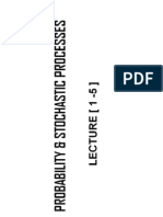 Probability &amp Stochastic Processes Notes