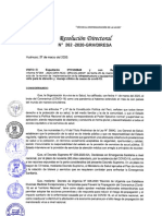 Resolucion Directoral #262-GRH-DIRESA