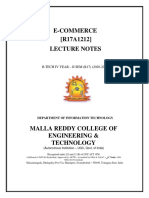 Ecommerce Digital Notes (IV-II Sem)