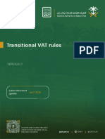 Transitional VAT Rules