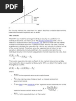 The Formula: Security Market Line Systematic Risk