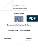 Estructura de Datos Estático