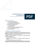 Introduccion A La Gestion de Proyectos