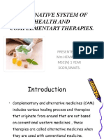 Alternative and Complemantary Therapies