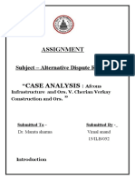 Afcons Infrastructure and Ors. V. Cherian Verkay Construction and Ors. (Case Analysis)