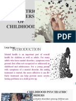 PSYCHIATRIC DISORDERS OF CHILDHOOD (Autosaved)