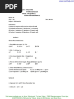 Cbse Sample Paper For Class 7 Mathemtics Fa 3