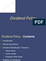 Dividend Policy