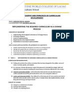 ED 213-Implementing Curriculum As A Change Process Written Report - CMESPIRITU