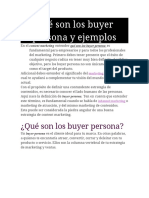 Qué Son Los Buyer Persona y Ejemplos