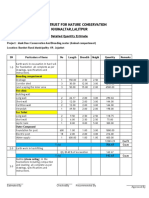 National Trust For Nature Conservation Khumaltar, Lalitpur: Detailed Quantity Estimate