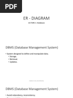 Er - Diagram: LECTURE 1: Databases