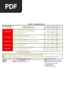 Horario 1 Trimestre 2011