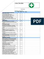 Employee Safety Inspection Checklist