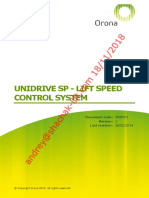 Unidrive SP - Lift Speed Control System: Document Code: Last Revision