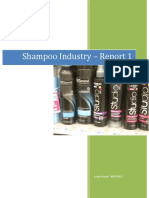 Shampoo Industry - Report 1: Lacey Prasad - 300279457