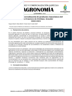 Producción y Comercialización de Productos Amazónicos Del Cantón Francisco de Orellana - Ecuador