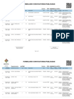 Convocatoria 28 y 30 de Junio El Alto - 1 Regular, Alternativa y Especial