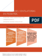 Modalidades Ventilatorias en Pediatria