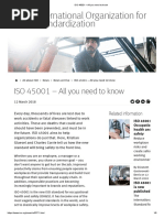 ISO 45001 - All You Need To Know