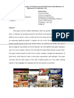 A Study On Buying Behaviour of Customers Towards Retail Stores With Reference To Big Bazaar in Coimbatore City Dr. Nandhini, PH.D., B.Devi Priya