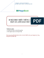 Reading Comprehension 10 Bài Đọc Hiểu Kèm Đáp Án