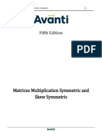 Maths - Matrices - Matrices Multiplication Symmetric - Skew-Symmetric - Assingment - 9 June 2020