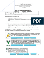 Guía Didáctica 9 Lenguaje Letras FF Yy HH