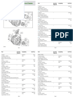 ALTERNATOR - ST170741: Parts List