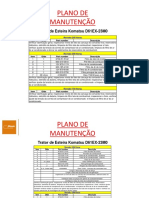 Plano Manutenção D61EX-23M0