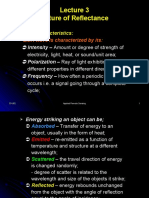 Nature of Reflectance: EMR Characteristics