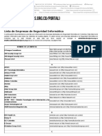 Lista de Empresas de Seguridad Informática en Colombia - ACIS