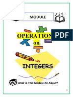 Module - Operations of Integers