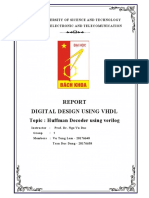 Digital Design Using VHDL: Topic: Huffman Decoder Using Verilog