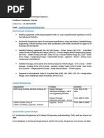 Rotating Equipment & Package Engineer: Ananth. A