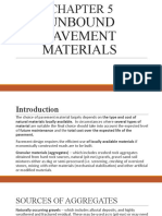 CHAPTER 5 Unbound Pavement Materials