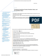 10.3 - Sensitivity, Specificity, Positive Predictive Value, and Negative Predictive Value - STAT 507