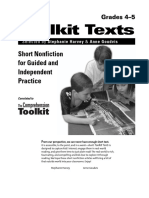 Toolkit Texts: Short Nonfiction For Guided and Independent Practice