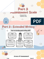 Part 3 Assessment Scale For SPM 1119/2