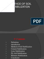 Method of Soil Stabilization