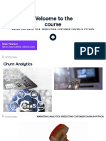 6.1 Marketing Analysis Predicting Customer CHurn in Python